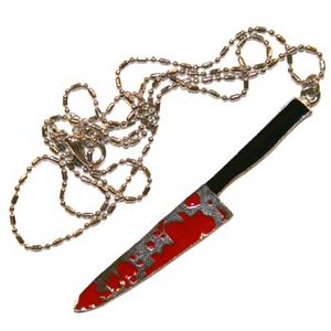 Fruity bloody knife pendant (Retro Rebels)