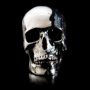 Silver Skull (placecard holder)