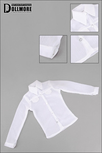 Model M Size - Yoro Chiffon Shirt (White)