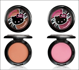 румяна MAC hello kitty персиковые