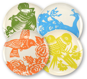 tweet dinner plate set