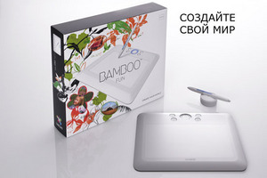 Wacom Bamboo Fun Medium A5, Russian 2 (CTE-650/W2-RU)