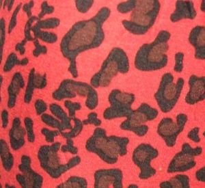 red leopard print leggins