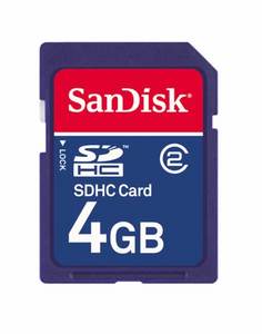 SDHC карточка на 4 GB