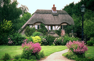 House in a small English village