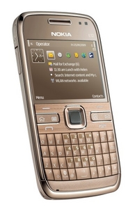 телефон Nokia E72 Topaz Bronze "Cloudberry"