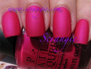 O.P.I. La Paz-Itively Hot Matte