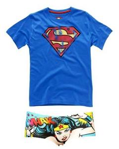 Superman Tee + Wonderwoman Pantie ^^