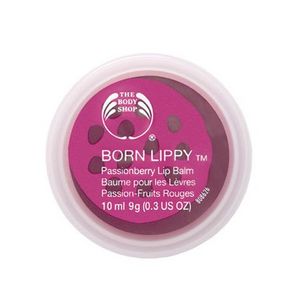 BODY SHOP BORN LIPPY LIP GLOSS BALM PASSIONBERRY