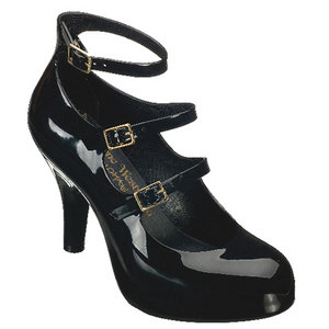 Melissa Elevated 3 Strap - Black