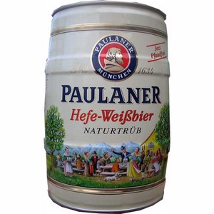 Бочонок пива Paulaner