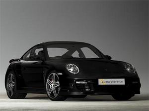 Black Porsche 911 Turbo(997)