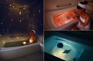 Homestar Spa bath planetarium