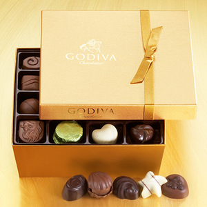 12 Months of Godiva 19 pc. Gold Ballotin at Godiva.com