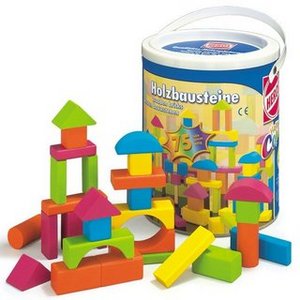 Happy Colors Wooden Blocks