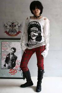 Punk Johnny Rotten SID VICIOUS SEX PISTOLS Muslin SHIRT