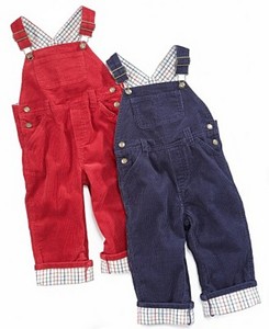 Greendog Baby Overalls, Boys Cuffed Overalls