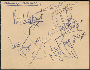 Mick Jagger's signature