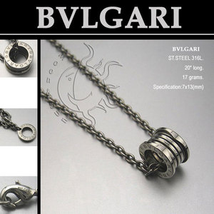 Кулон Bvlgari из стали