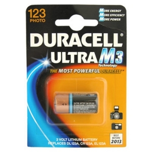 батарейки Duracell CR123A