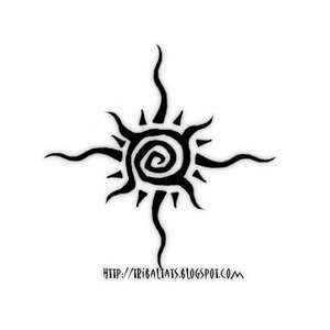 trible sun tatoo