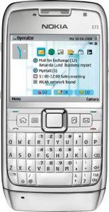 Nokia E71 (белая сталь)