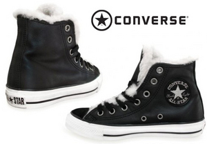 кеды converse на меху