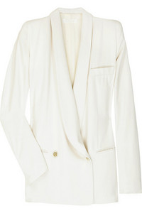 white blazer