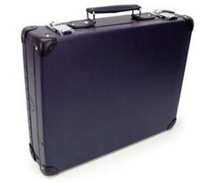 Globe-Trotter Original 26" Suit Case, темно синий, но блеклый; неяркий