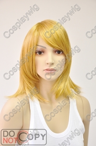 VOCALOID KAGAMINE RIN short medium BLONDE wig cosplay