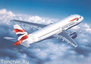 Сборная модель Airbus A 319 фирмы REVELL