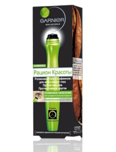 роликовый гель с кофеином для кожи вокруг глаз от Garnier