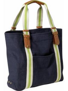 Linen blend tote