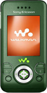 Sony Ericsson W580i Зеленый