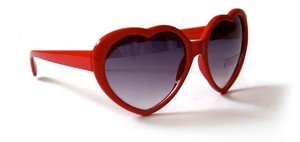 heart shaped sunglasses