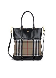 BRIDLE HOUSE CHECK SHOPPER BAG Burberry