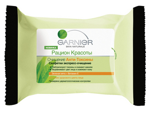 Очищающие салфетки Garnier