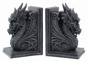 DRAGON BOOKEND SET