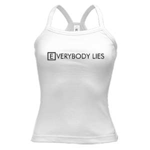 Майка белая Everybody Lies