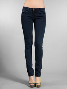 Dark blue ink jeans