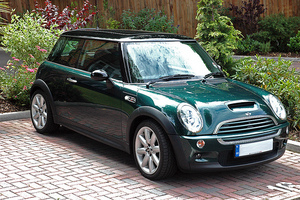 mini cooper green