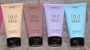 Sephora Lait Crops Body Lotion Молочко для тела Monoi Taira, Chocolate Toffee, Strawberry Raspberry