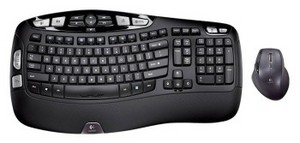 Комплект LOGITECH Cordless Desktop Wave PRO