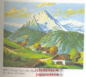 "Sonniger Tag in Den Alpen" Wiehler 3351-1