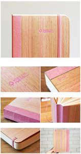 Eжедневник 'Wood' - pink