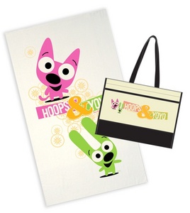 hoops&yoyo bag & beach towel set