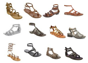 Gladiator sandals