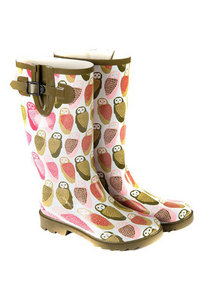 Owl Gumboots