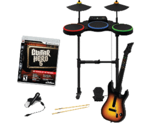 Guitar Hero 5 (полный комплект для группы) (PS3)