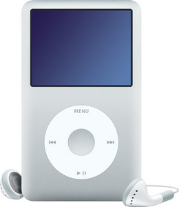 Белый  iPod classic(Шестое поколение )